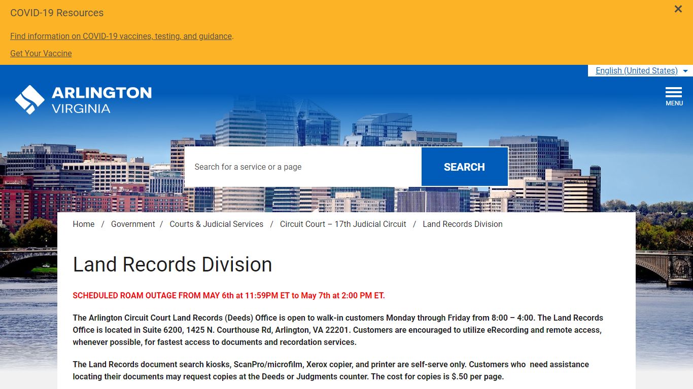 Land Records Division – Official Website of Arlington County Virginia ...